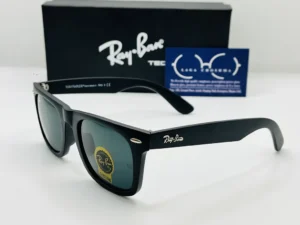 Laga Harbor Wayfarer Full Rim Celluloid Sunglasses Matte Black