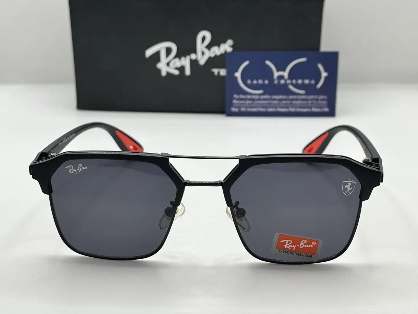 RayBan Tech Hybrid Square Rim Sunglasses