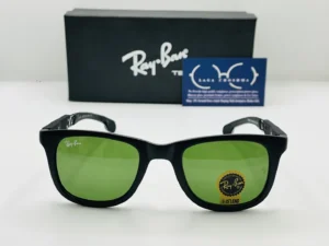 RayBan 2157 Tech Square Rim Sunglasses – Green G-15 Lens