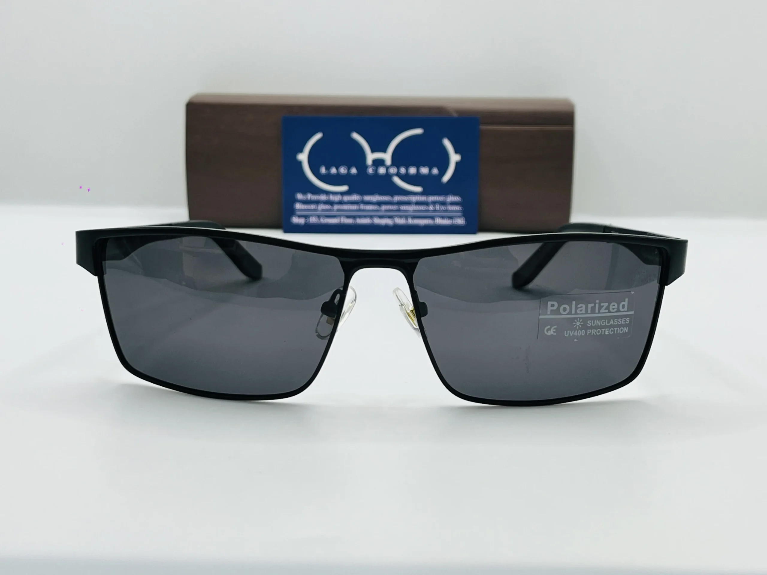 Urban Edge Black Metal Rim Rectangle