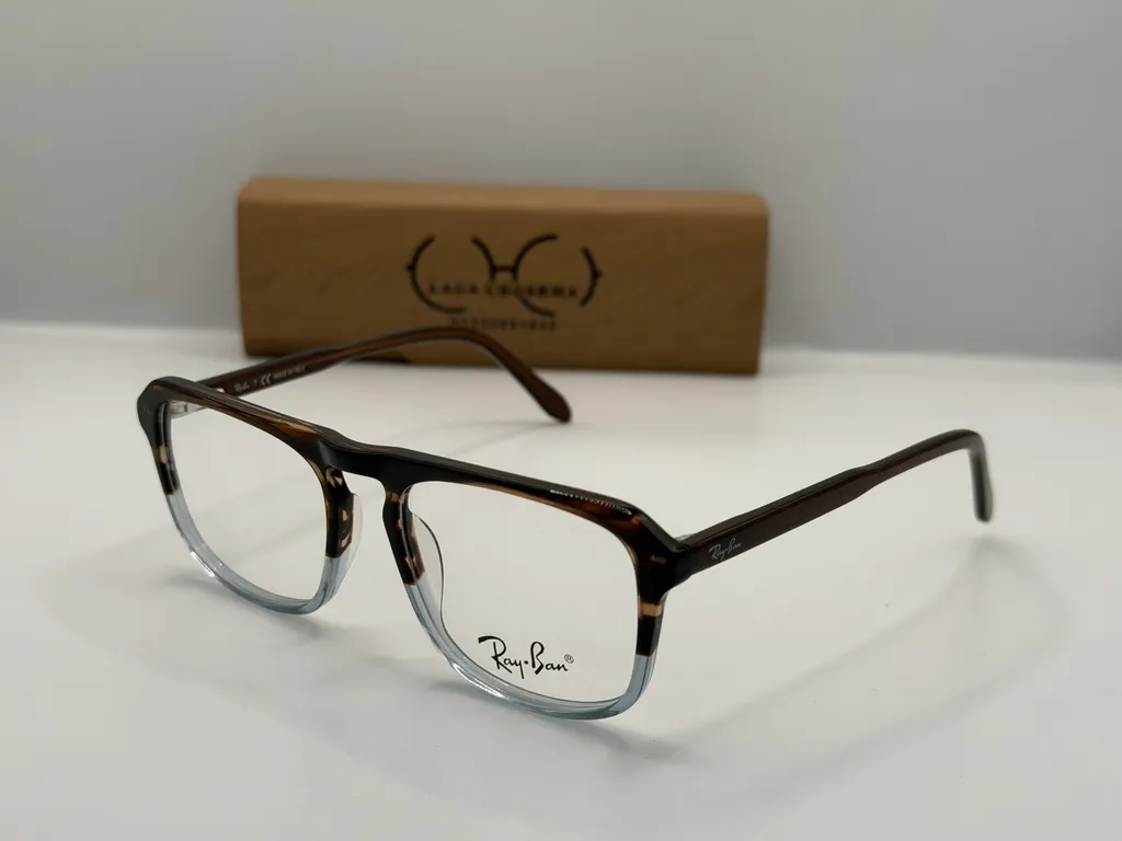 Laga Cove Rectangle Full Rim Acetate Eyeglasses