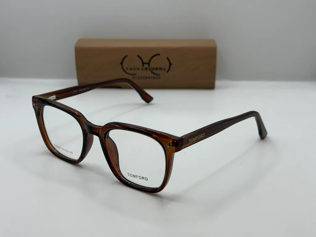 Laga Dune Rectangle Full Rim Celluloid Eyeglasses