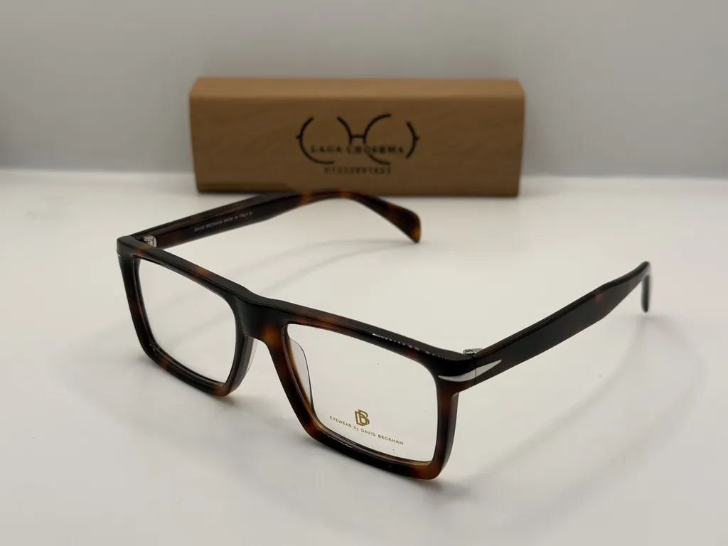Laga Flint Rectangle Full Rim Acetate Eyeglasses