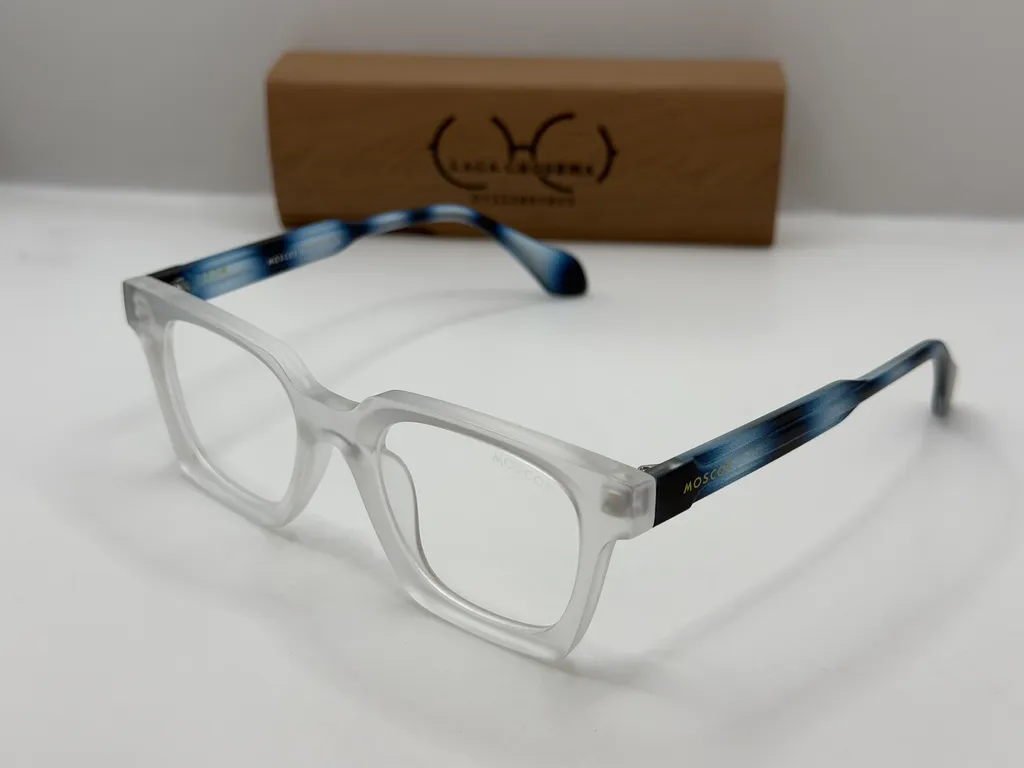 Laga Mist Square Full Rim Celluloid Eyeglasses