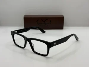 Laga Hudson Rectangle Full Rim Acetate Eyeglasses Black