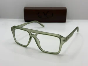 Laga Pike Pilot Full Rim Celluloid Eyeglasses Sage