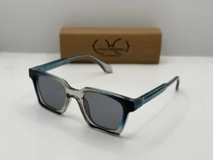 Laga Prism Square Full Rim Celluloid Sunglasses
