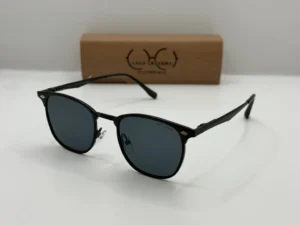 Laga Reed Square Full Rim Metal Sunglasses